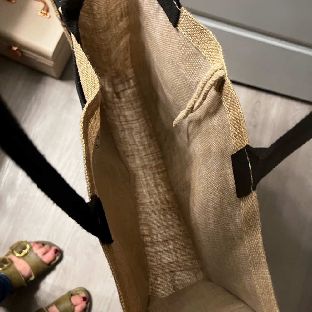 Hello Weekend Jute Tote Bag - Picture 2 of 4